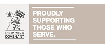Armed Forces Covenant - Proudly supporting those who serve.
